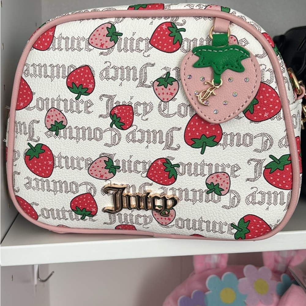 Juicy Couture Strawberry Print Crossbody Bag